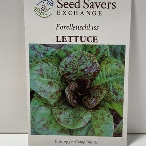 Forellenschluss Lettuce Open Pollinated Seeds